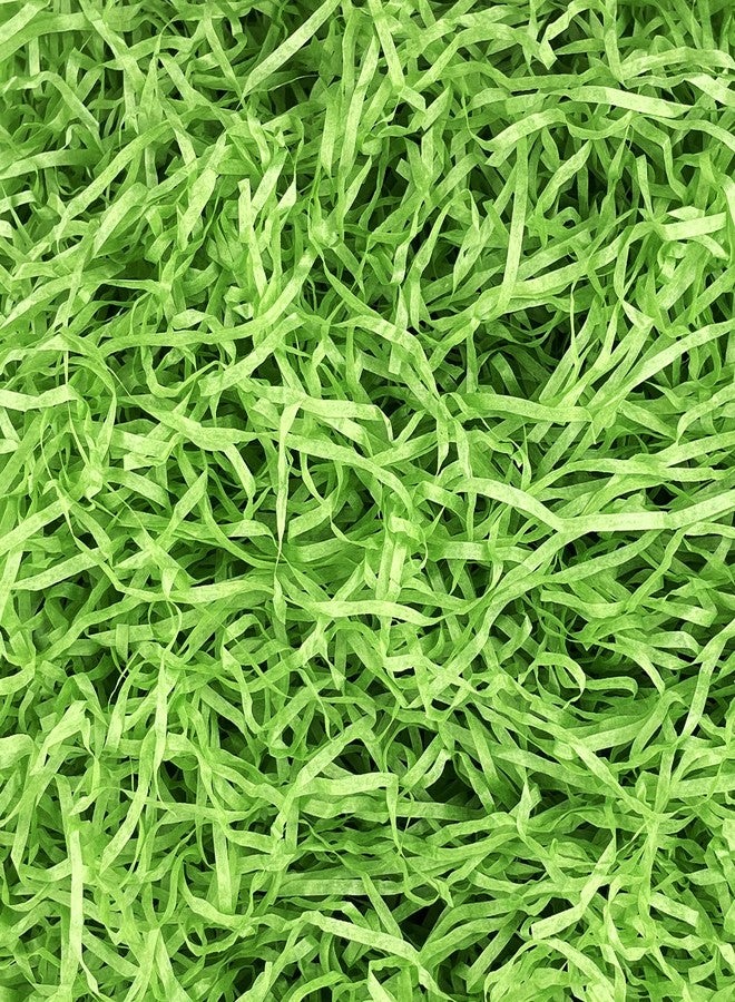 Asekonc 1/2 LB Easter Green Grass Green Raffia Grass Super Large Pack Recyclable Paper Shred for Easter Basket Filler Creative Eggs Decor Filler Gift Wrapping - Image 1